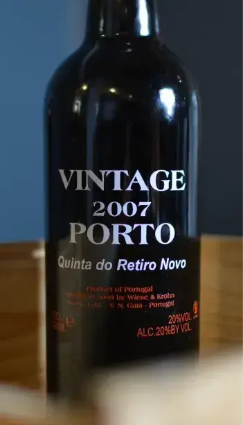 Vintage Port Bottle